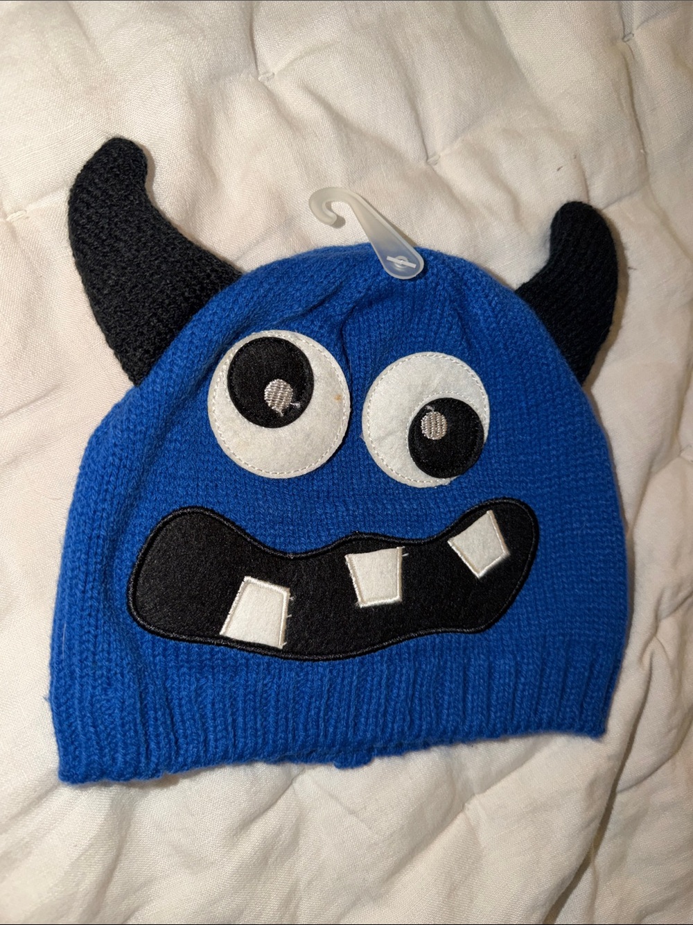 The Children's Place Blue Monster Beanie